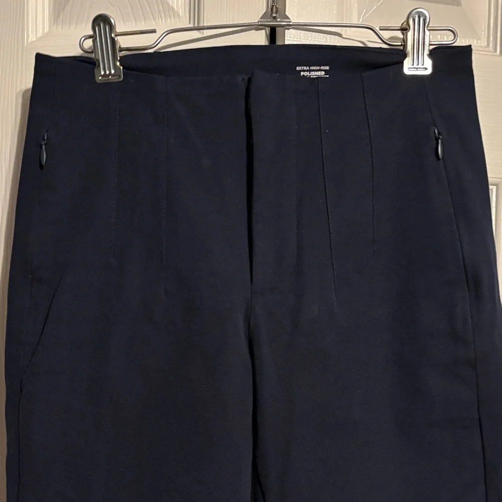 Old Navy Extra High-Waisted Polished Pixie Skinny Pants in navy size 0 NWOT